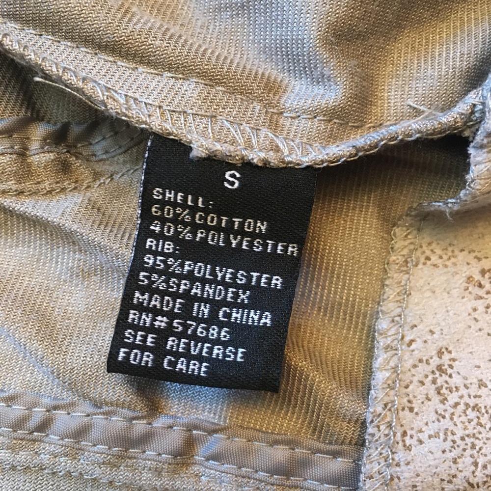 Paper Tee Taupe Open/Waterfall Front Thin Jacket - image 7